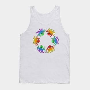 Gradient Octopus Tank Top